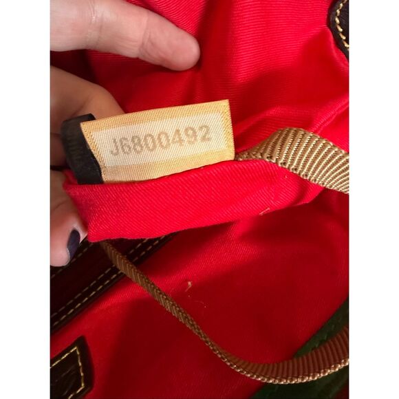 Dooney & Bourke dark brown leather tote purse - Picture 7 of 9